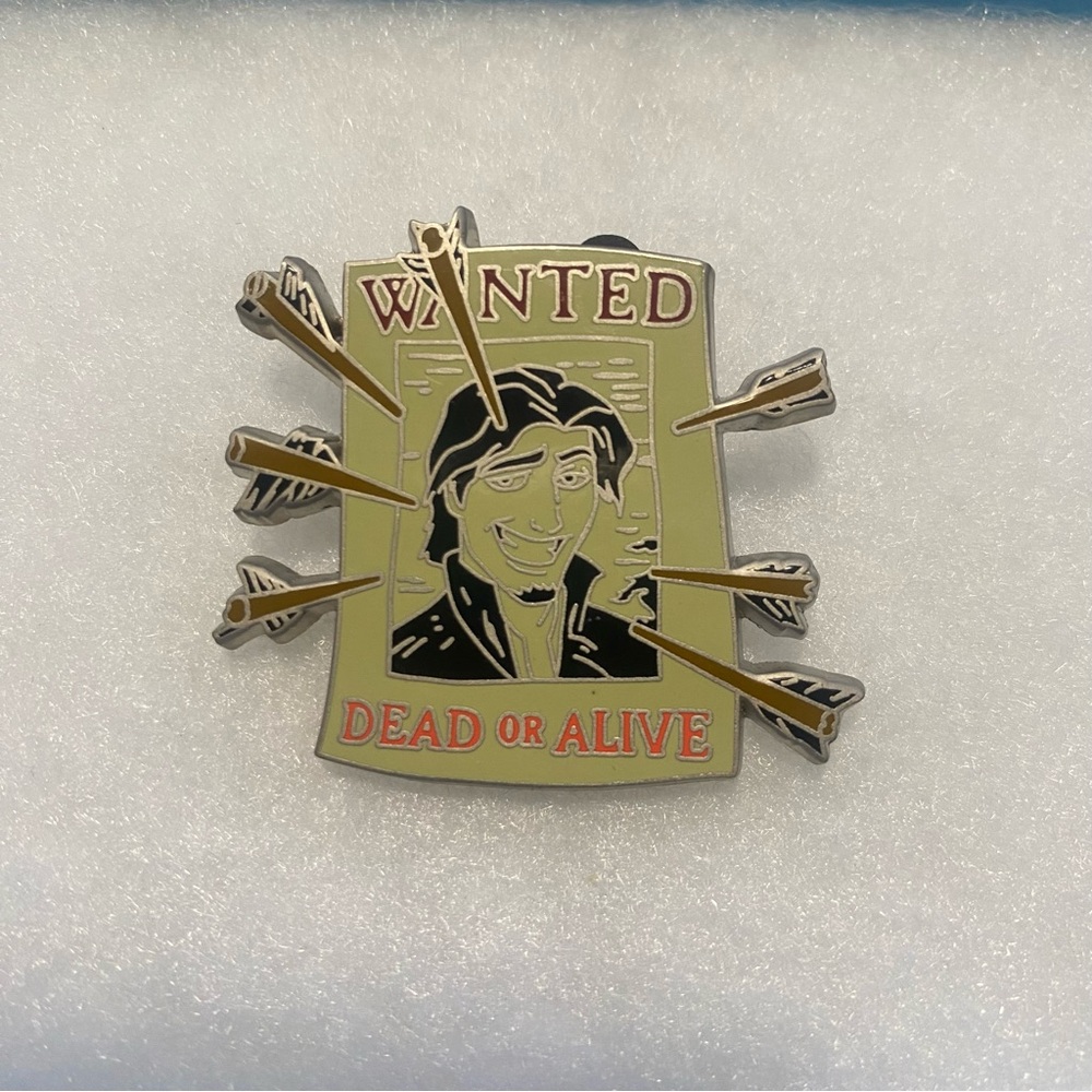 Disney Official Trading Pin - Flynn Rider Wanted Poster